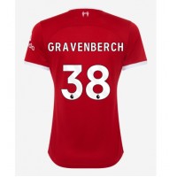 Liverpool Ryan Gravenberch #38 Hemmatröja Kvinnor 2023-24 Korta ärmar